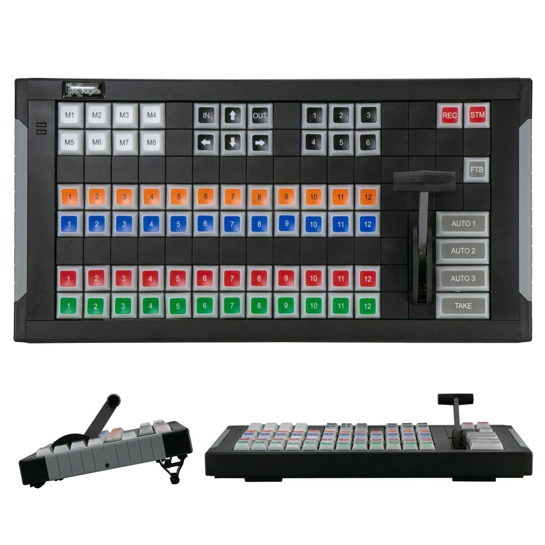 Amazon.co.jp: X-keys XKE-124 T-bar ビデオスイッチャーキット vMix